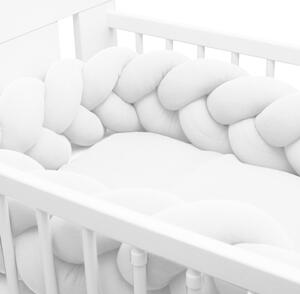 Mušelínové 2-dielne posteľné obliečky New Baby biela
