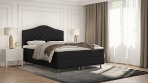 Elegantná posteľ LADY - 160x200, čierna