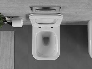 Mexen MARGO, závesné wc s pomaly padajúcim WC sedátkom, 51 x 35 cm, biela, 30420900