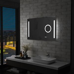 Kúpeľňové LED nástenné zrkadlo s dotykovým snímačom 100x60 cm