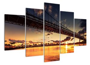 Moderný obraz mosta (Obraz 150x105cm)