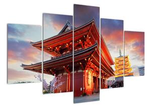 Obraz chrámu v Japonsku (Obraz 150x105cm)