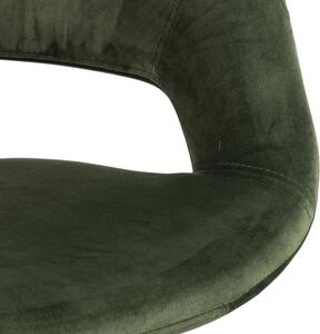 Dizajnová kancelárska stolička Natania, lesno zelená