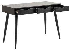 Dizajnový písací stôl Nature 110 cm, jaseň -čierny