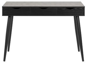 Dizajnový písací stôl Nature 110 cm, jaseň -čierny