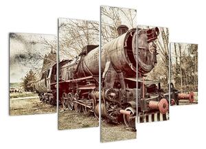 Obraz lokomotívy (Obraz 150x105cm)