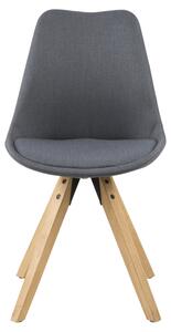 Dizajnová stolička Nascha, tmavo šedá