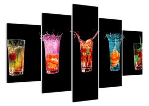 Obraz do kuchyne - letné drinky (Obraz 150x105cm)