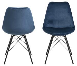 Dizajnová stolička Nasia, navy modrá