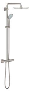 GROHE Euphoria System 310 - Sprchový systém s termostatom na stenu, supersteel 26075DC0