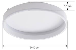 Lindby Yasmen stropné LED svetlo 3-step-dim biela