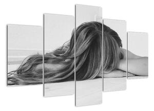 Obraz ležiace ženy (Obraz 150x105cm)