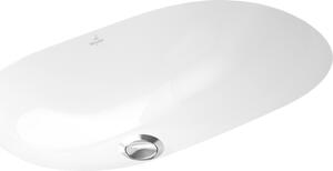 Villeroy & Boch O.novo - Umývadlo na zabudovanie zospodu 600x350x208 mm, s prepadom, alpská biela 41626001