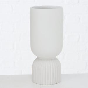 Dekoračná keramická váza GINO, matt white