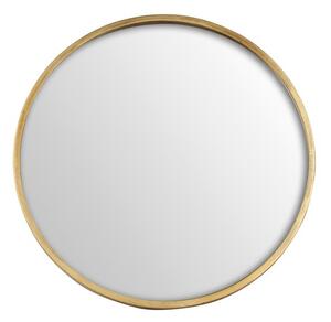 Okrúhle nástenné zrkadlo ANTIQUE GOLD, 40 cm