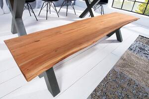 Dizajnová lavica Massive X Honey 160 cm akácia