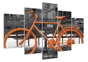 Obraz oranžového kolesá (Obraz 150x105cm)
