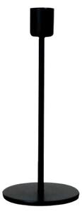 Kovový stojan na sviečku 18 cm, matt black S