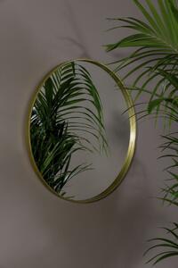 Okrúhle nástenné zrkadlo ANTIQUE GOLD, 40 cm
