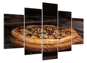 Obraz pizza - obraz do kuchyne (Obraz 150x105cm)
