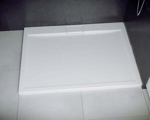 BESCO AXIM OBDELNÍK akrylátová vanička, 100x80x4, 5 cm, biela, bez nožičiek VANKAXIM1080BB - Besco