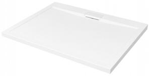 BESCO AXIM OBDELNÍK akrylátová vanička, 100x80x4, 5 cm, biela, bez nožičiek VANKAXIM1080BB - Besco