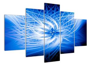 Modrý moderný obraz (Obraz 150x105cm)