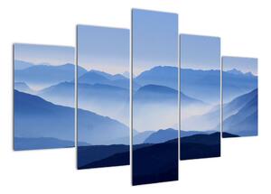 Modré hory - obrazy na stenu (Obraz 150x105cm)