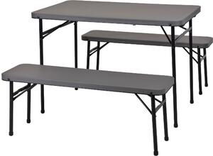 PROGARDEN Kempingový set stôl + lavica PROGARDEN skladacie KO-CM1000020