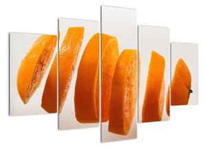 Moderný obraz - dieliky pomaranča (Obraz 150x105cm)