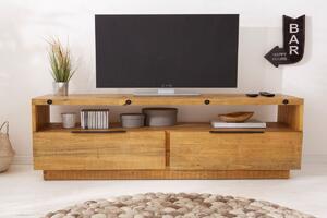 Dizajnový TV stolík Harlow 150 cm prírodný - borovica