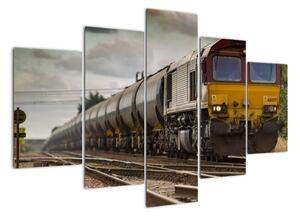 Obraz - idúci vlak (Obraz 150x105cm)