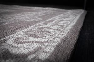 Dizajnový koberec Rex 350 x 240 cm svetlosivý