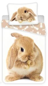 Bavlnené obliečky s králikom 01 140x200 70x90 cm 100% Bavlna Jerry Fabrics