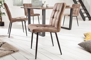 Dizajnová stolička Modern antik taupe