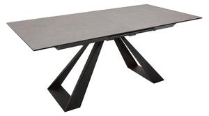 Keramický jedálenský stôl Kody 180 - 230 cm antracit