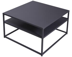 Dizajnový konferenčný stolík Damaris 70 cm čierny