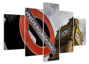 Londýnske metro, obraz na stenu (Obraz 150x105cm)