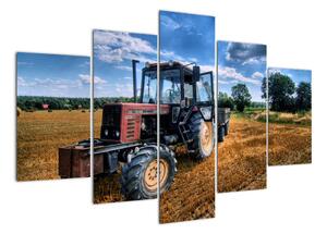 Obraz traktora v poli (Obraz 150x105cm)