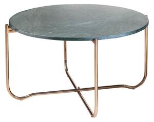 Dizajnový konferenčný stolík Tristen 62 cm mramor zelený