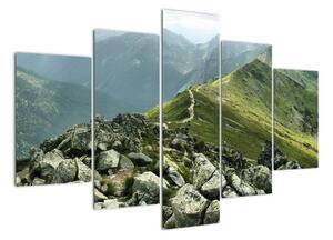 Hrebeň hôr - moderné obrazy (Obraz 150x105cm)