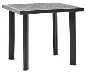 Záhradný stôl, antracitový 80x75x72 cm, plast