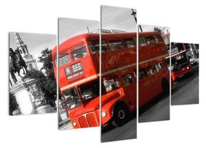 Anglický autobus Double-decker - obraz (Obraz 150x105cm)
