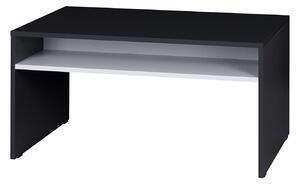 PC stolík Iweta 2 (grafit + biela matná). Vlastná spoľahlivá doprava až k Vám domov. 1051763