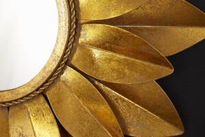 Dizajnové nástenné zrkadlo Leimomi 60 cm zlaté