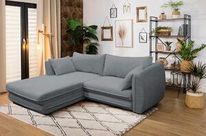 ROHOVÁ SEDAČKA, textil, sivá MID.YOU - Sedačky, Online Only