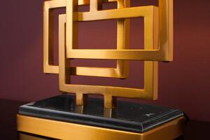 Dizajnová stolová lampa Calanthe 56 cm zlatá