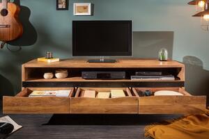Dizajnový TV stolík Massive Honey 160 cm akácia