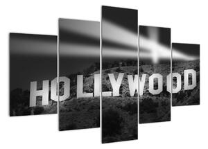Nápis Hollywood - obraz (Obraz 150x105cm)