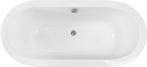 Vaňa voľne stoj.zo sanitárn.kompozitu VICTORIA (CIVITA)1600 × 750 mm, biela farba VANCIV160 - Besco